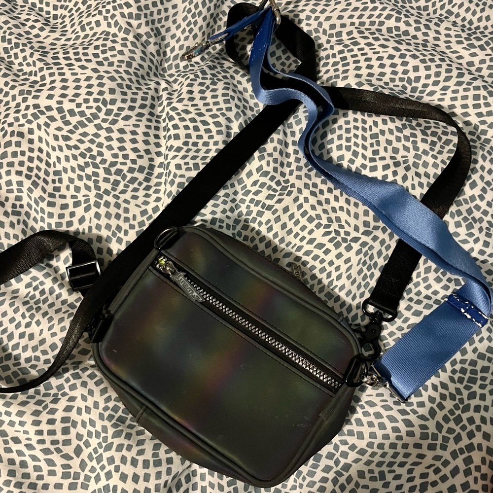 Iridescent Black Crossbody Sling RARE